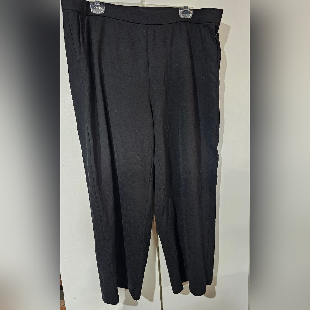 Eileen Fisher Black Knit Pants